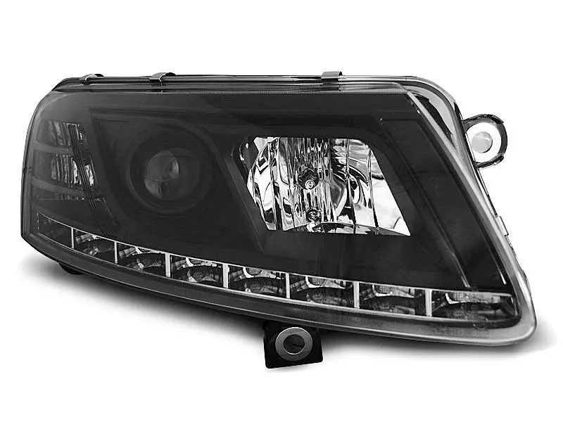 Frontlykter AUDI A6 (C6) 2004-2008 TRU DRL XENON BLACK – bilde 6
