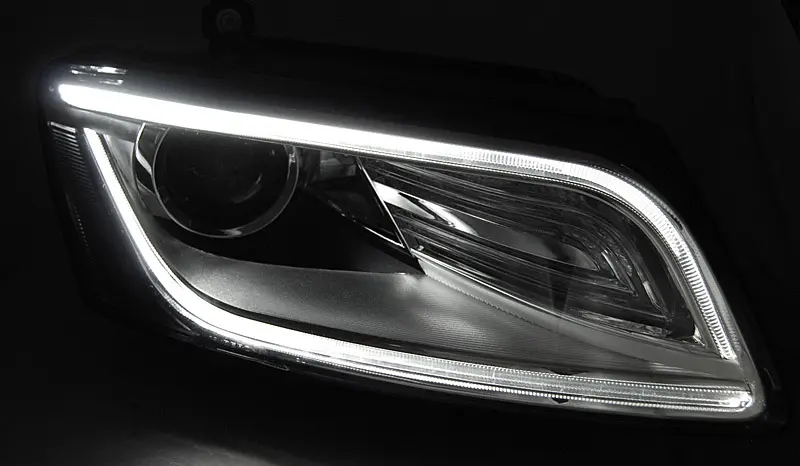 Frontlykter AUDI Q5 2012-2017 TRUE DRL CHROME – bilde 3