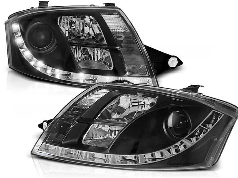 Frontlykter AUDI TT 1999-2005 DAYLIGHT BLACK – bilde 4