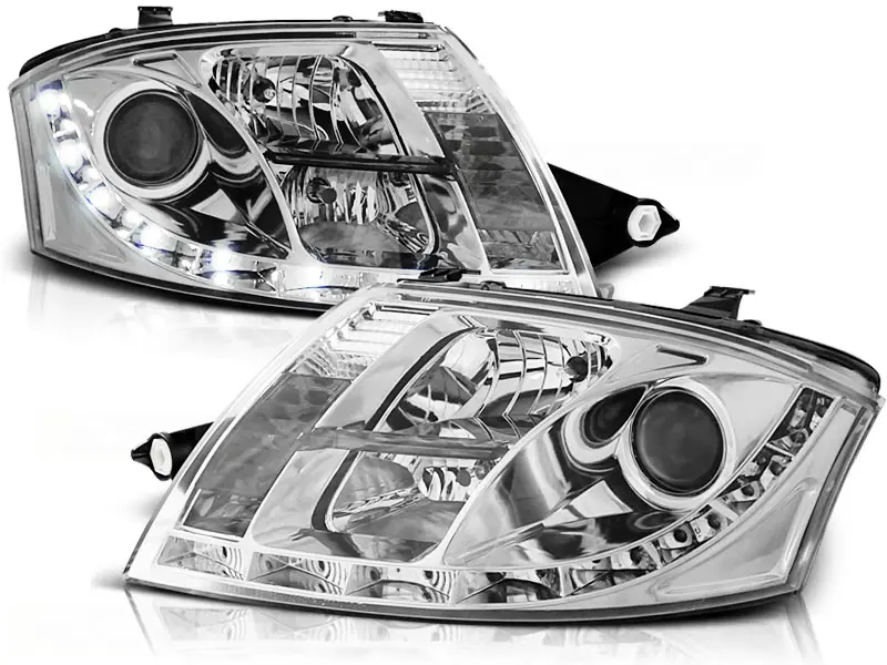 Frontlykter AUDI TT 1999-2006 DAYLIGHT CHROME