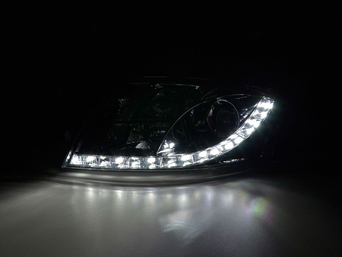 Frontlykter AUDI TT 1999-2006 DAYLIGHT CHROME – bilde 3