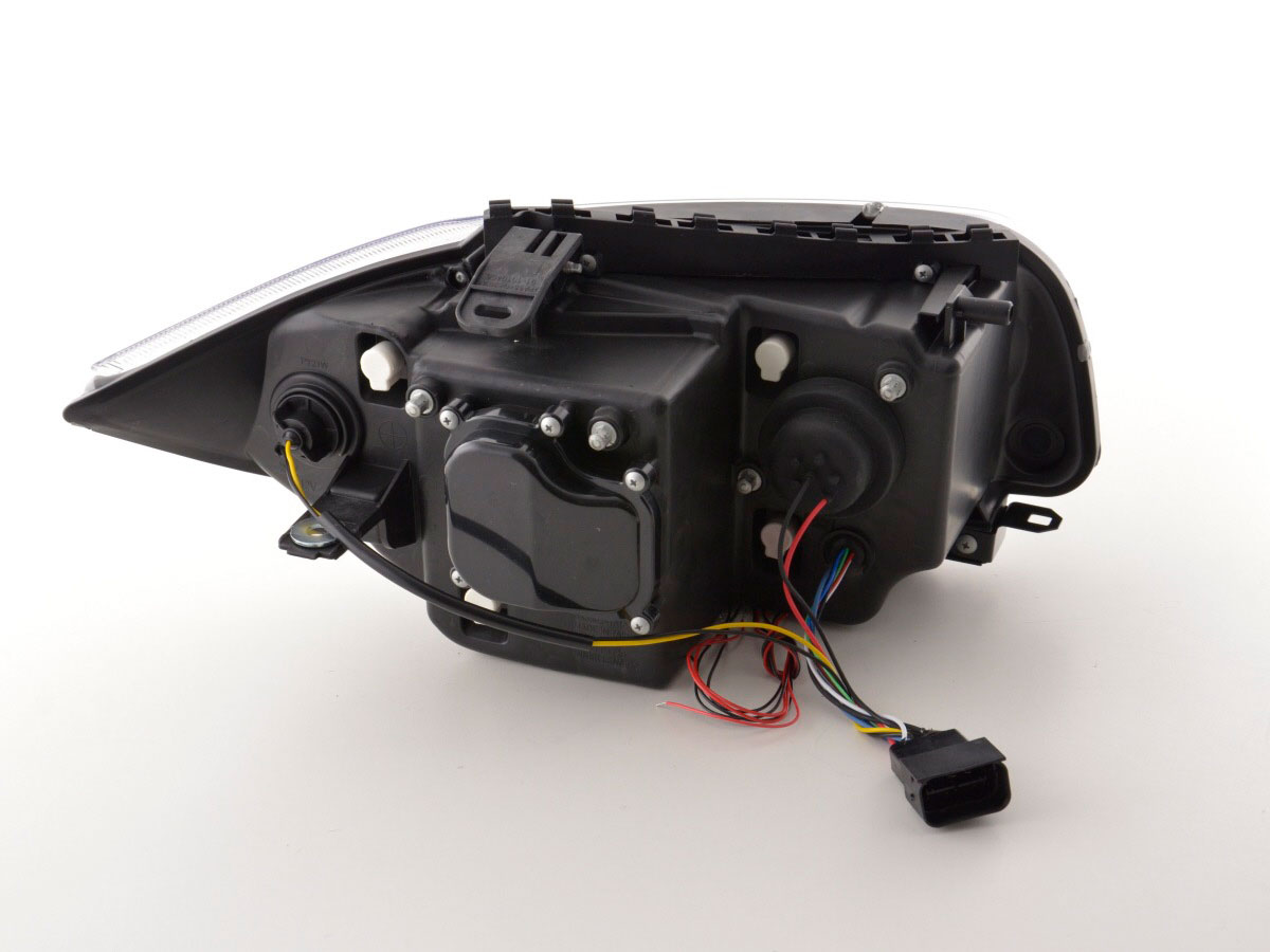 Frontlykter BMW 1 (E87/E81/E82/E88) 2004-2011 | Angel Eyes Black Image 3