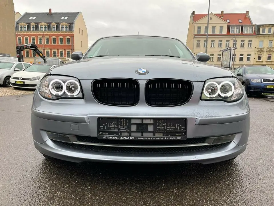 Frontlykter BMW 1 (E87/E81/E82/E88) 2004-2011 | Angel Eyes Black Image 8