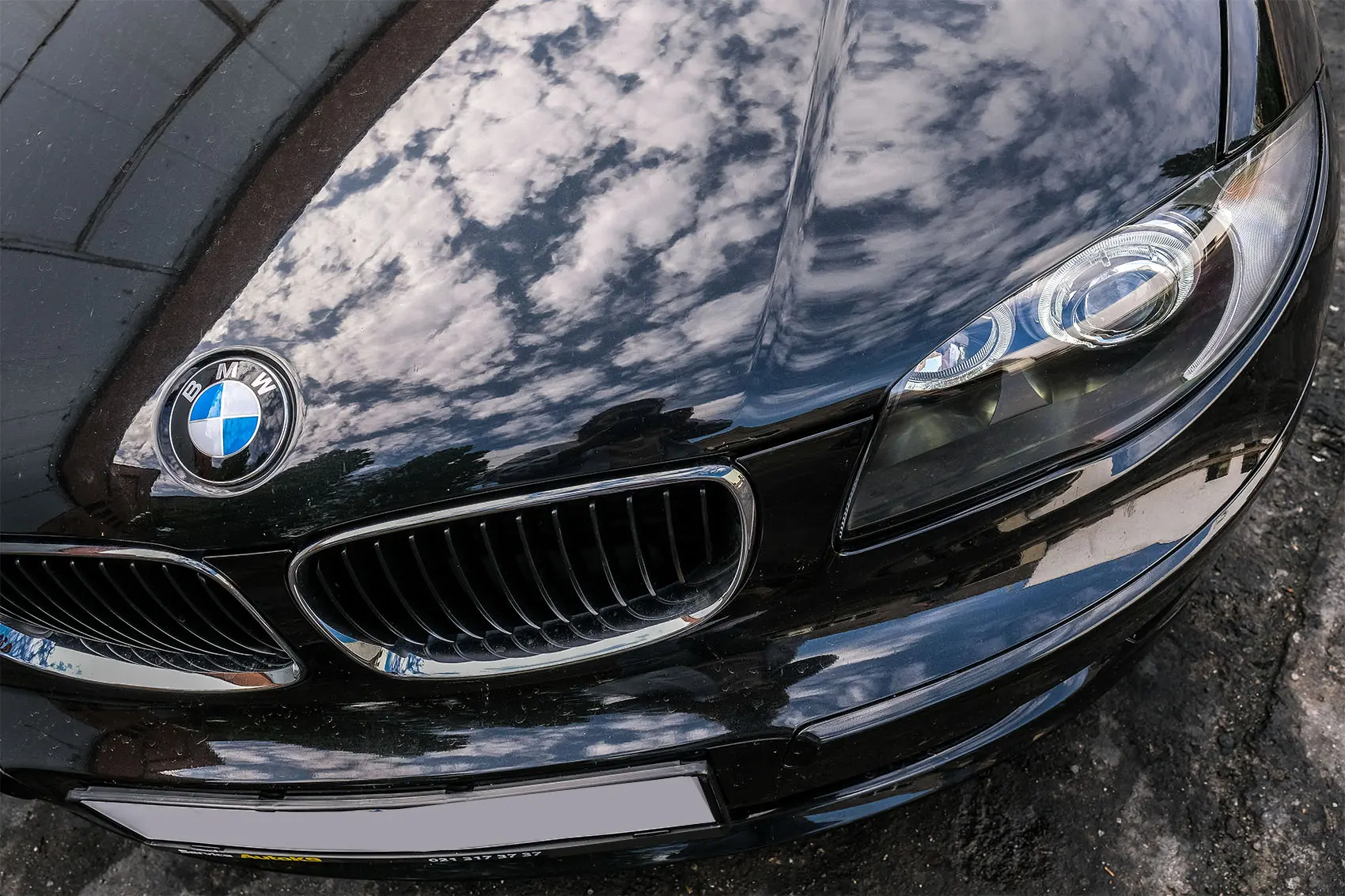 Frontlykter BMW 1 (E87/E81/E82/E88) 2004 - 2011 │ Angel Eyes Black - sett 2 stk. – bilde 6