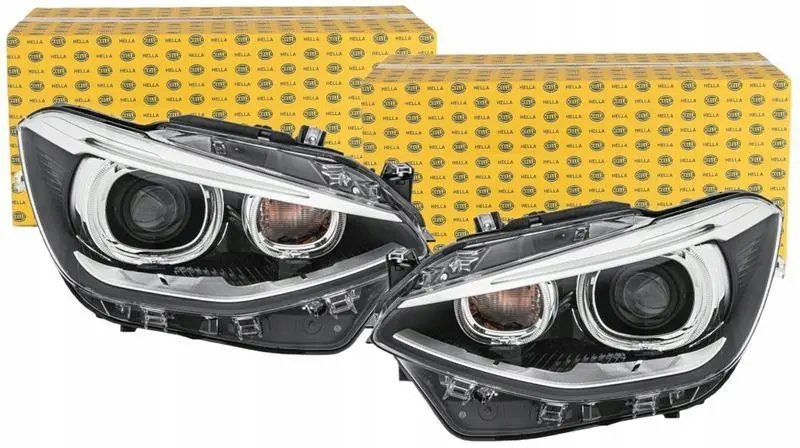 Frontlykter BMW 1 (F20 / F21) 2011 - 2015  │ Bi-Xenon LED - Hella Headlight - sett 2 stk.