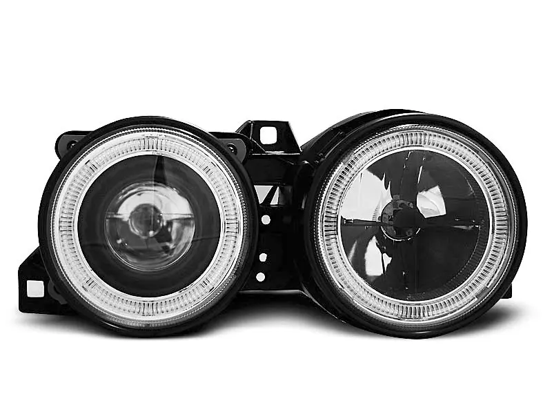 Frontlykter BMW 3 (E30) 1982 - 1994 | ANGEL EYES BLACK – bilde 3