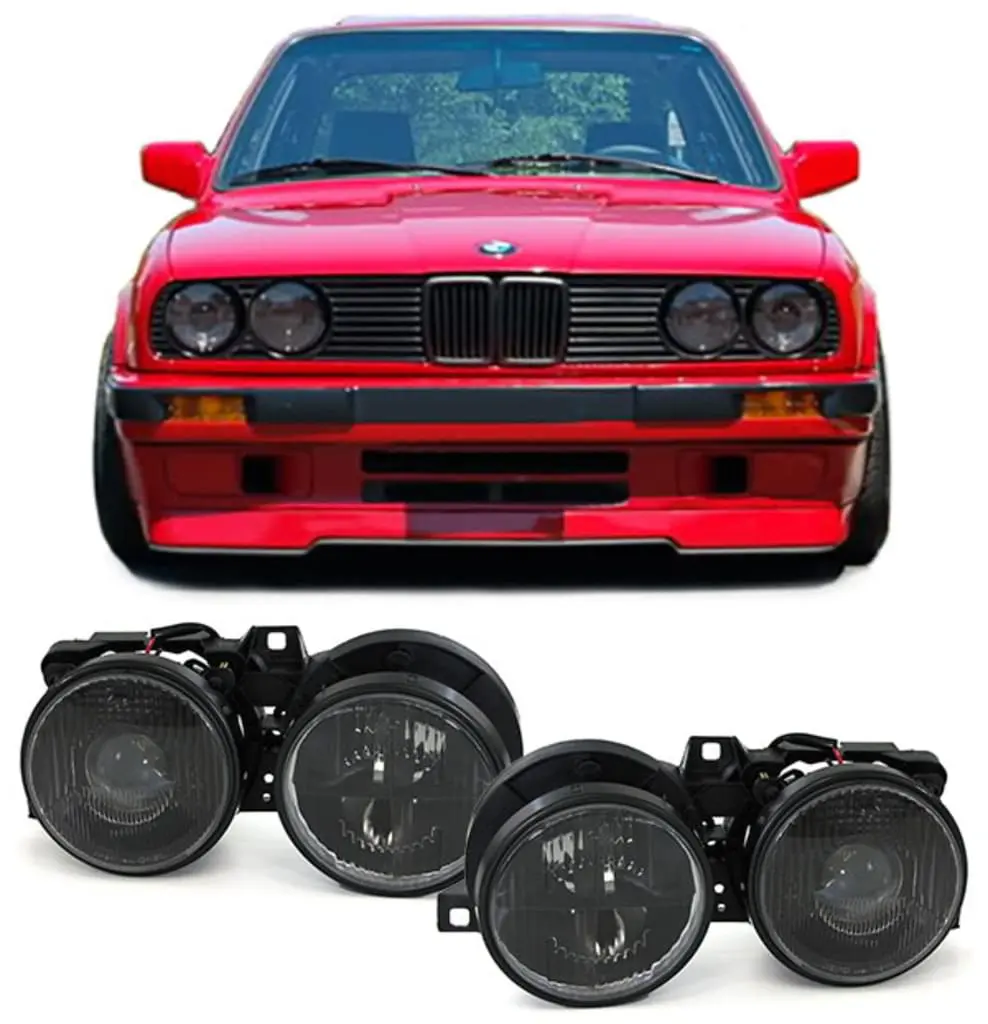 Frontlykter BMW 3 (E30) 1982  - 1994 | BLACK