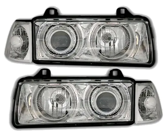 Frontlykter BMW 3 (E36) 1990-1999 | ANGEL EYES CHROME – bilde 2