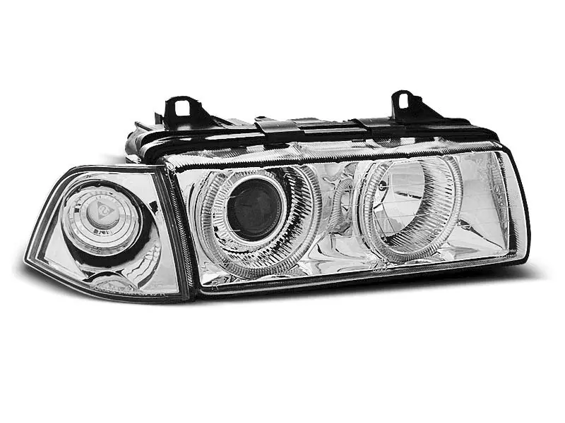 Frontlykter BMW 3 (E36) 1990-1999 | ANGEL EYES CHROME – bilde 5