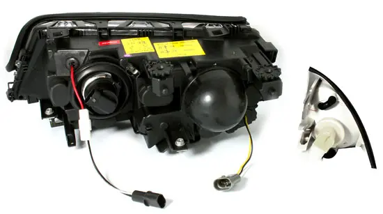 Frontlykter BMW 3 (E46) 1998 - 2001 | ANGEL EYES BLACK – bilde 5