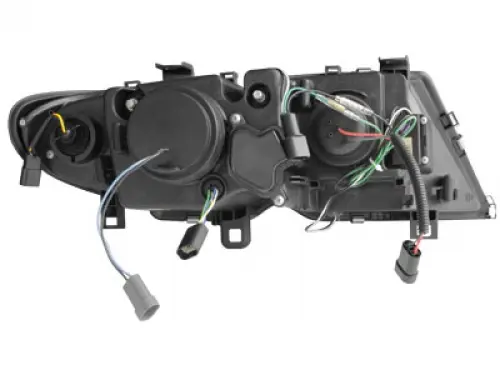 Frontlykter BMW 3 (E46) 2001-2005 ANGEL EYES 3D BLACK – bilde 7