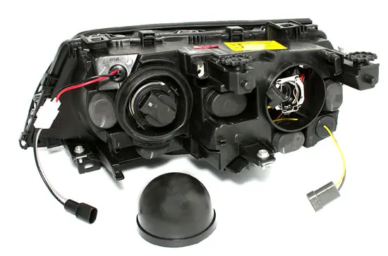 Frontlykter BMW 3 (E46) 2001-2005 ANGEL EYES BLACK – bilde 2