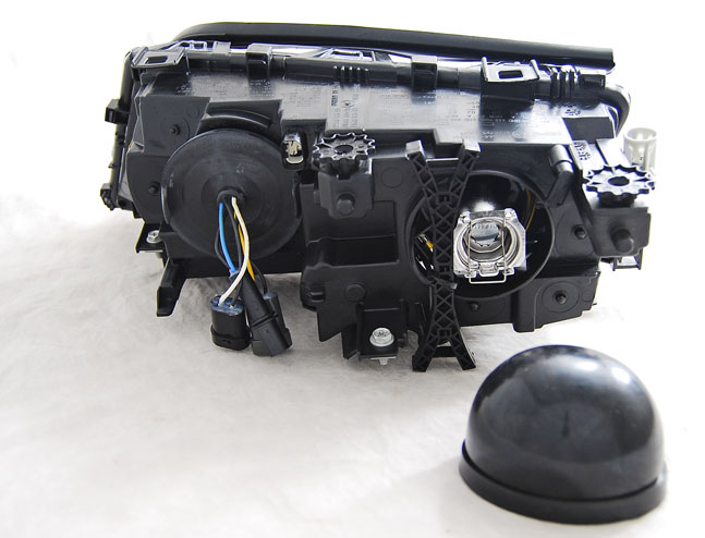 Frontlykter BMW 3 (E46) 2001-2005 ANGEL EYES LED BLACK – bilde 3