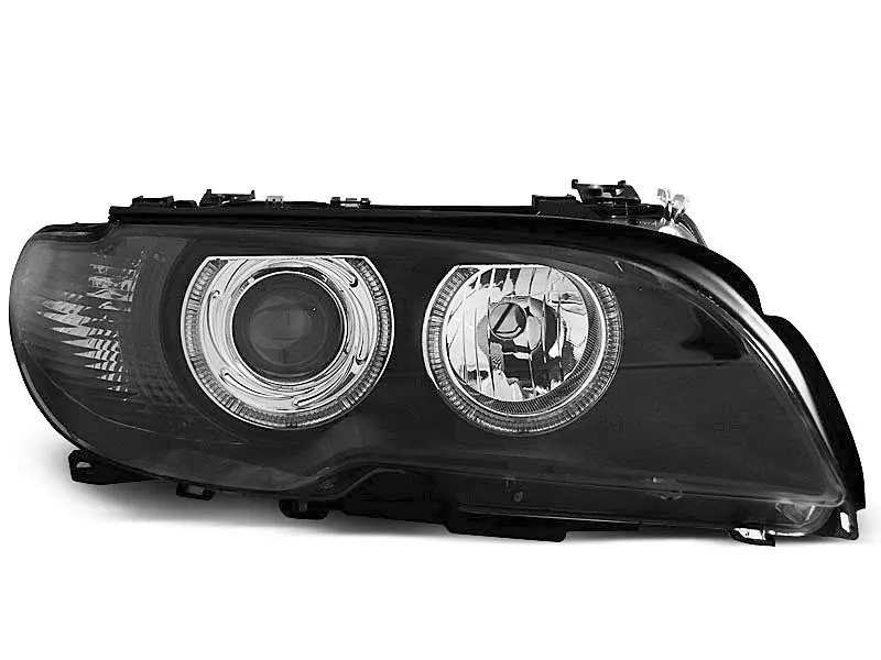 Frontlykter BMW 3 (E46) Coupe 2003 - 2006 | ANGEL EYES BLACK – bilde 2