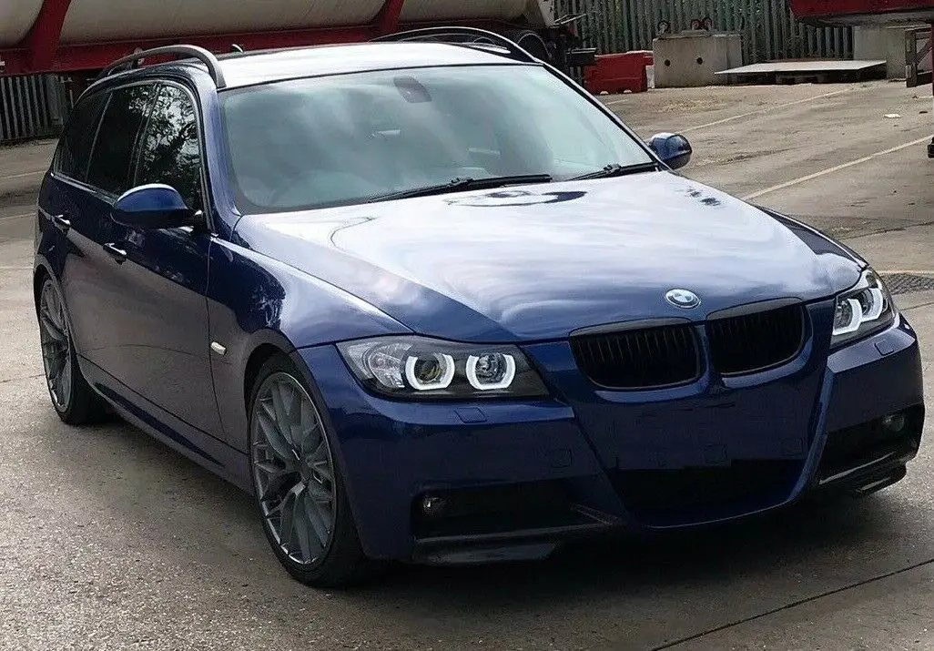 Frontlykter BMW 3 (E90/E91) 2005-2008 U-LED LIGHT 3D BLACK – bilde 10