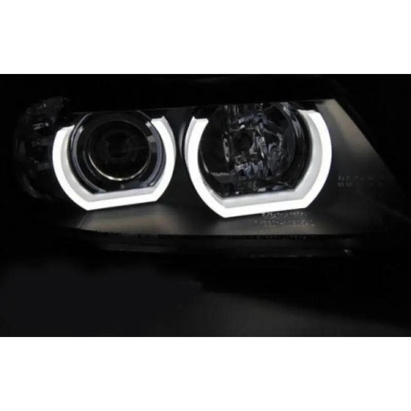 Frontlykter BMW 3 (E90/E91) 2005-2008 U-LED LIGHT 3D BLACK – bilde 3