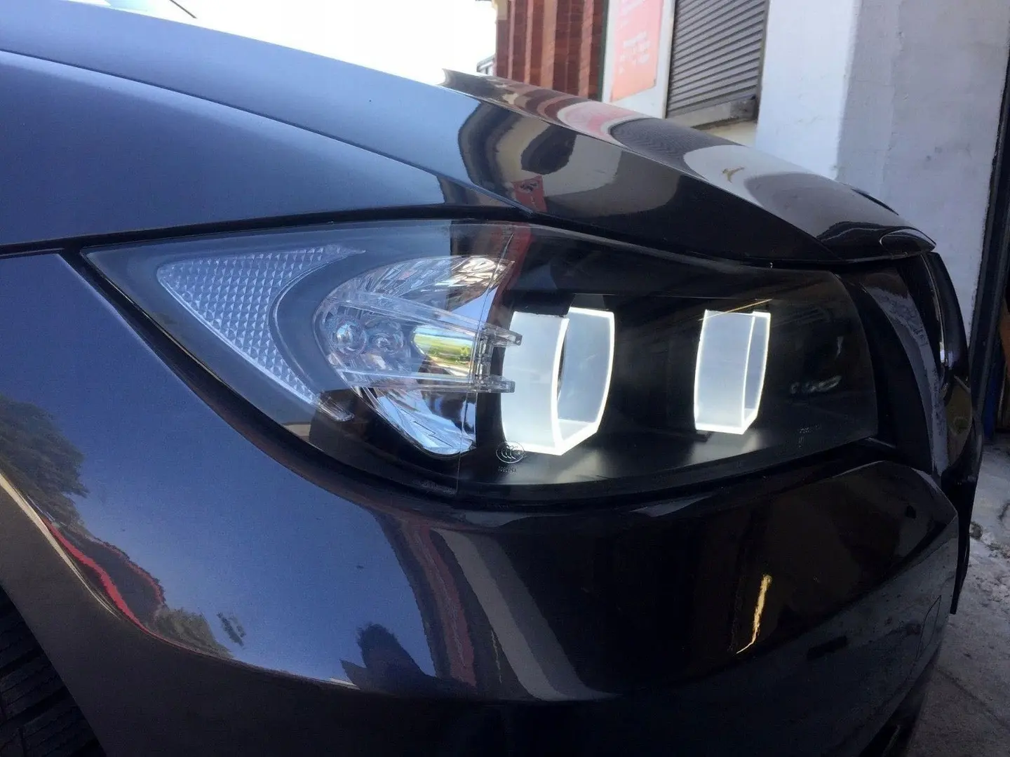 Frontlykter BMW 3 (E90/E91) 2005 - 2008 │ Xenon U-LED Light 3D Black – bilde 11