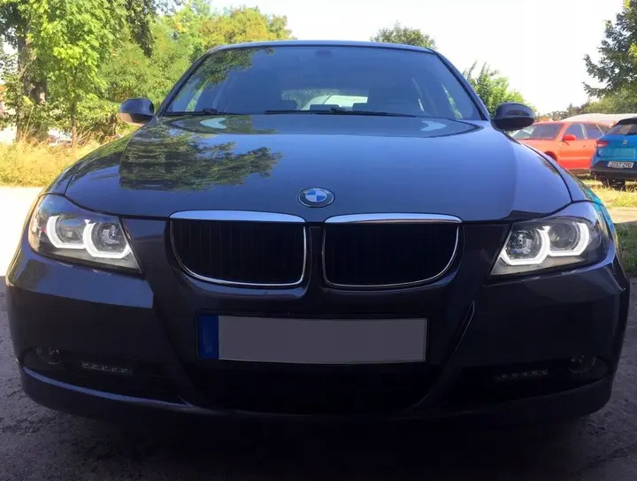 Frontlykter BMW 3 (E90/E91) 2005 - 2008 │ Xenon U-LED Light 3D Black – bilde 8