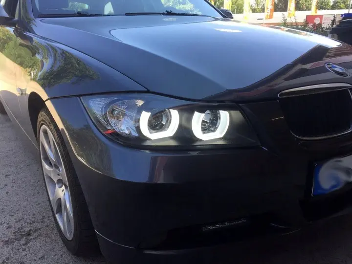 Frontlykter BMW 3 (E90/E91) 2005 - 2008 │ Xenon U-LED Light 3D Black – bilde 9