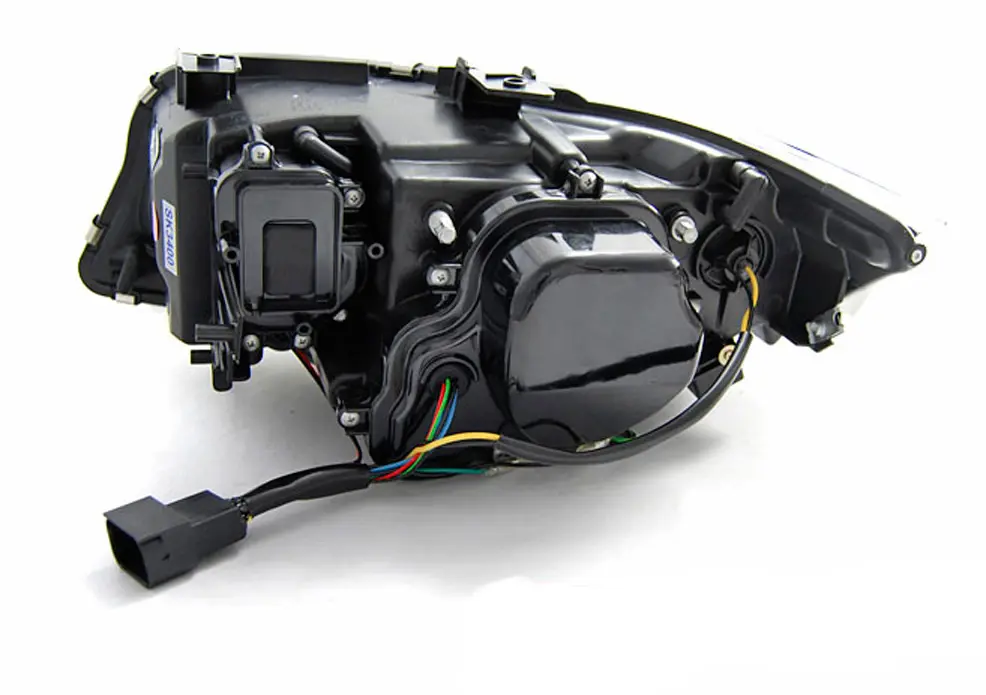 Frontlykter BMW 3 (E90/E91) 2005 - 2008 | XENON U-LED LIGHT 3D CHROME – bilde 3