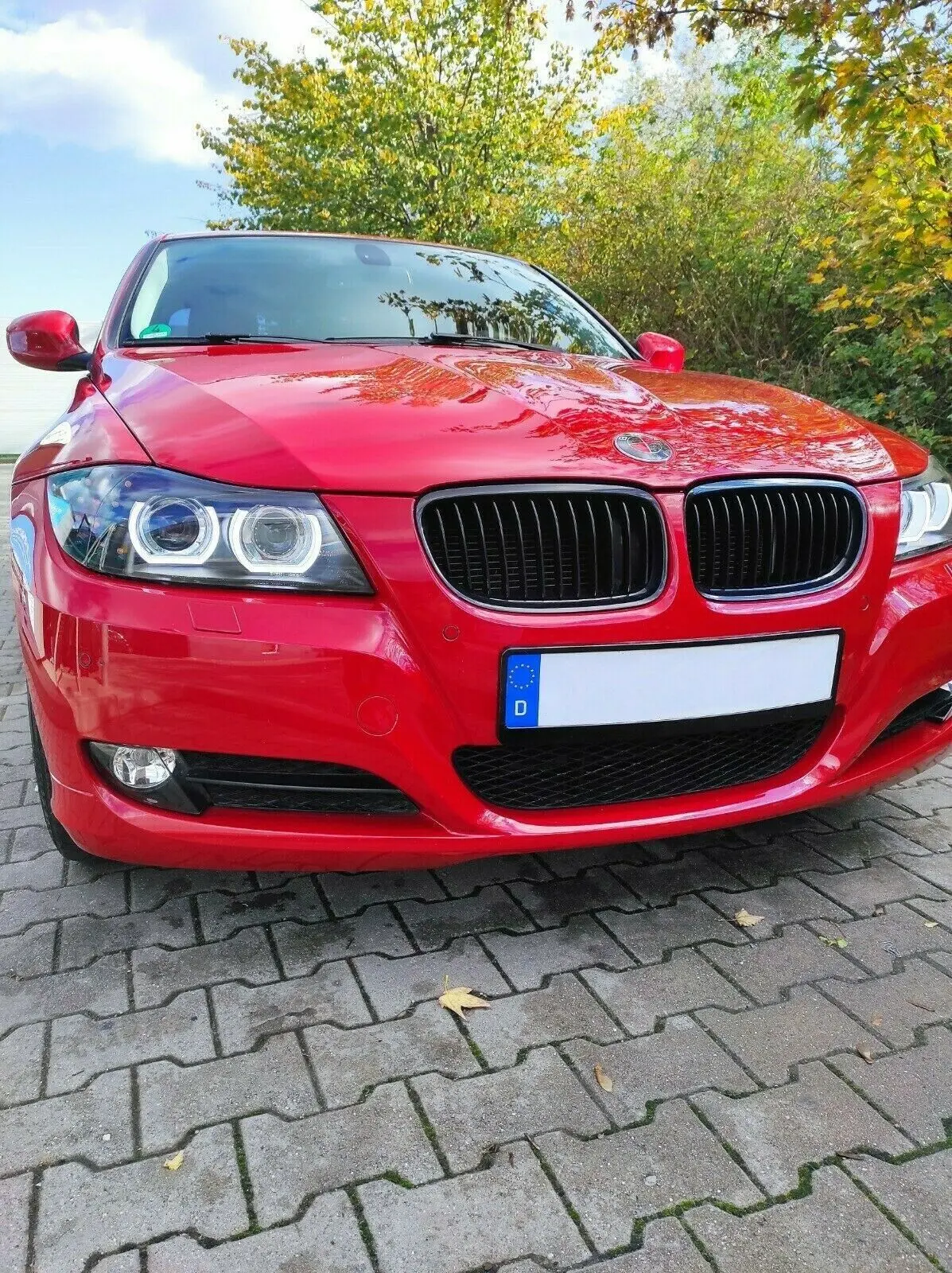 Frontlykter BMW 3 (E90/E91) 2008 - 2012 | XENON ANGEL EYES LED DRL BLACK – bilde 10