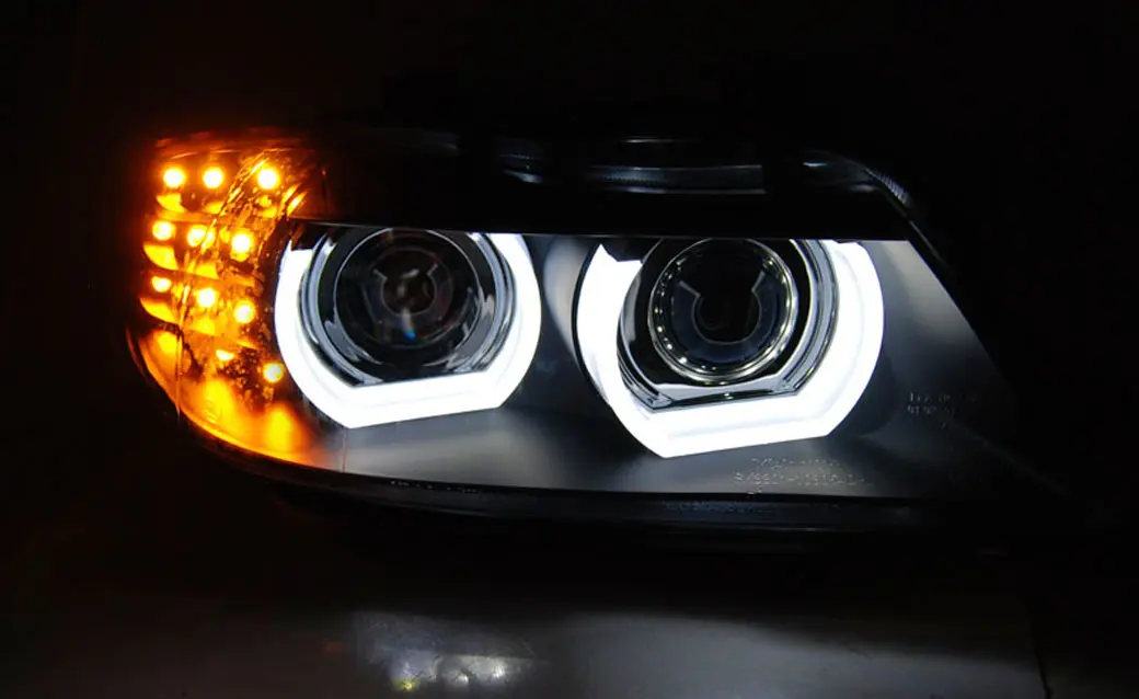 Frontlykter BMW 3 (E90/E91) 2009-2011 XENON LED DRL BLACK AFS – bilde 2