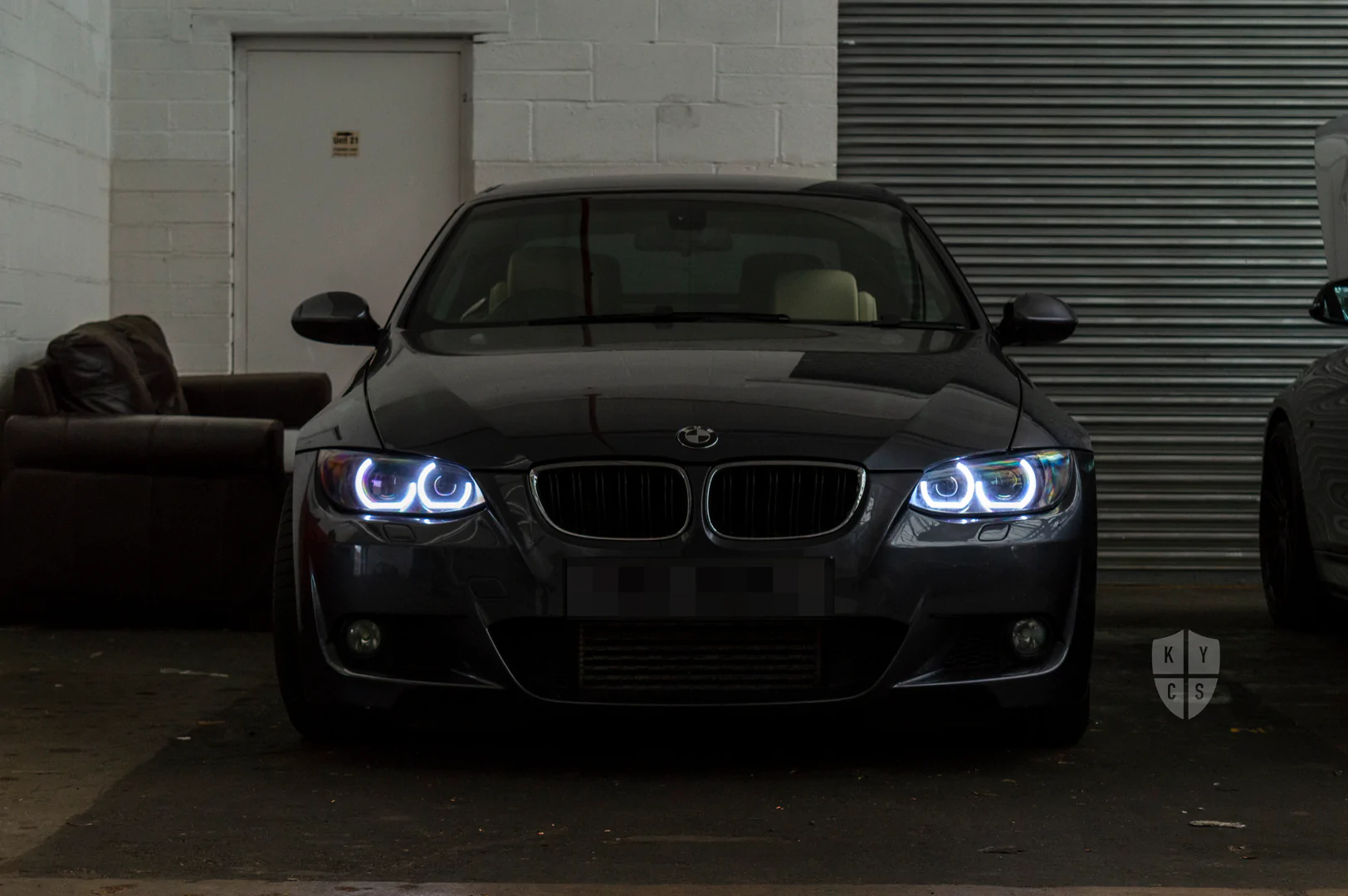 Frontlykter BMW 3 (E92) 2006 - 2010 │ XENON ANGEL EYES LED BLACK – bilde 12