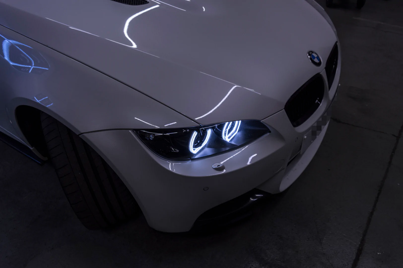 Frontlykter BMW 3 (E92) 2006 - 2010 │ XENON ANGEL EYES LED BLACK – bilde 13