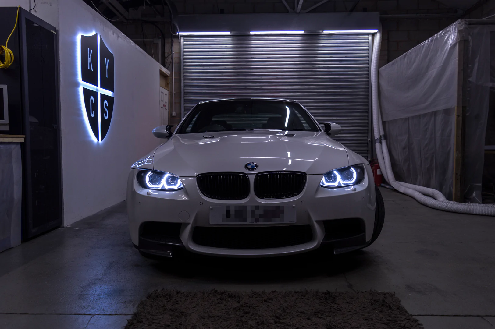 Frontlykter BMW 3 (E92) 2006 - 2010 │ XENON ANGEL EYES LED BLACK – bilde 8