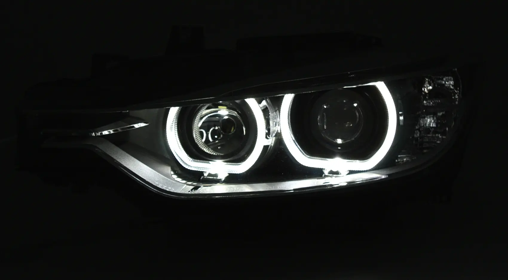 Frontlykter BMW 3 (F30/F31) 2011 - 2015 | ANGEL EYES LED BLACK – bilde 3