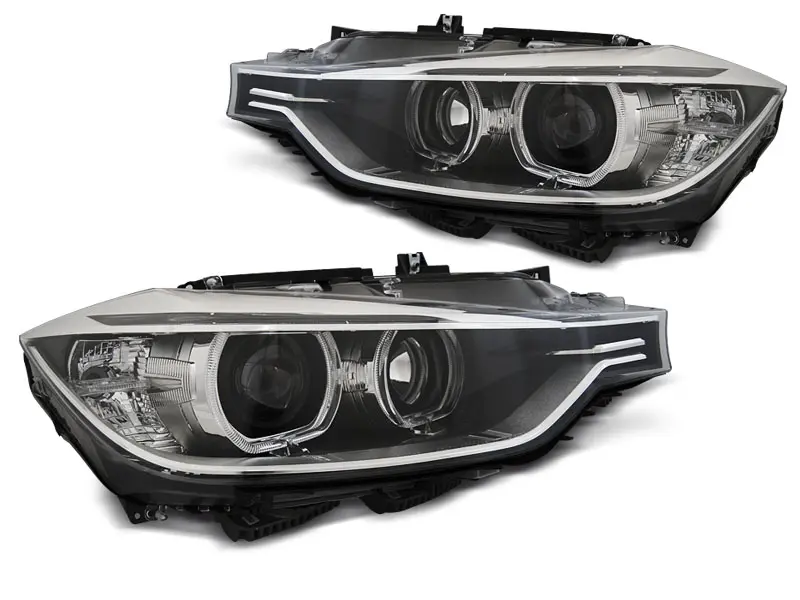 Frontlykter BMW 3 (F30/F31) 2011 - 2015 | ANGEL EYES LED BLACK – bilde 8