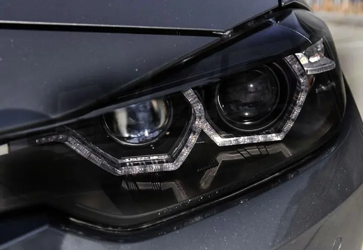 Frontlykter BMW 3 (F30/F31) 2011 - 2015  | Angel Eyes LED DRL Black – bilde 17