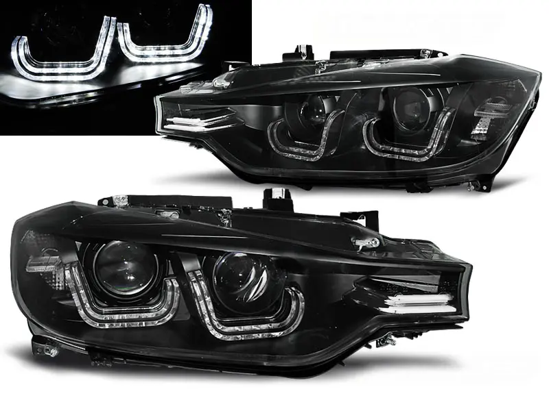 Frontlykter BMW 3 (F30/F31) 2011 - 2015 | U-LED LIGHT BLACK