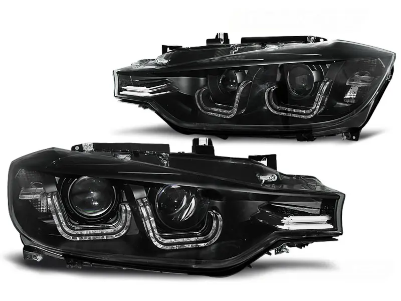 Frontlykter BMW 3 (F30/F31) 2011 - 2015 | U-LED LIGHT BLACK – bilde 4