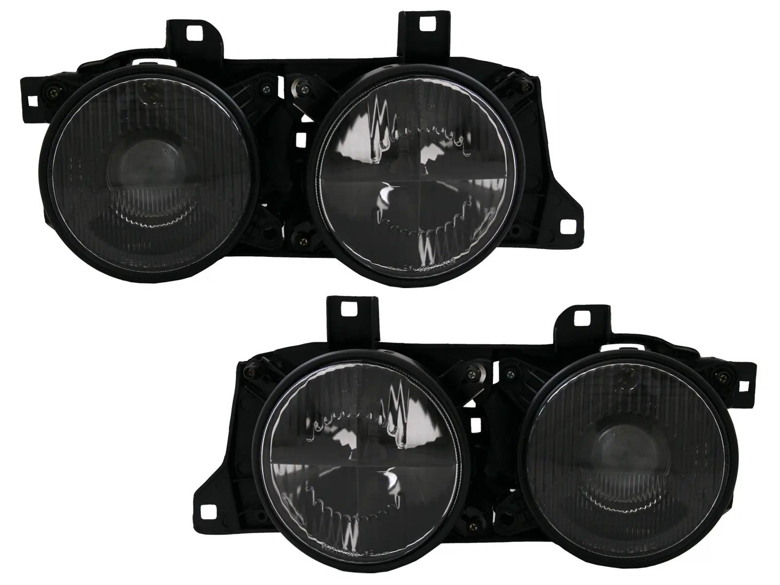 Frontlykter BMW 5 (E34) / BMW 7 (E32) BLACK – bilde 3