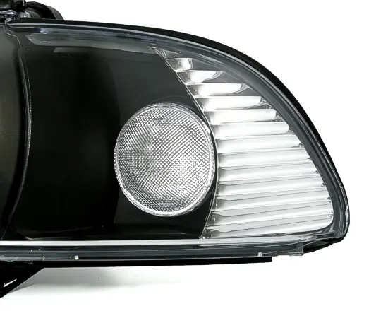 Frontlykter BMW 5 (E39) 1995-2003 ANGEL EYES BLACK – bilde 2
