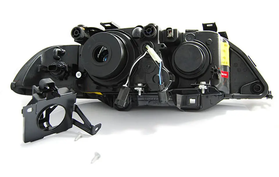 Frontlykter BMW 5 (E39) 1995-2003 │ ANGEL EYES LED BLACK