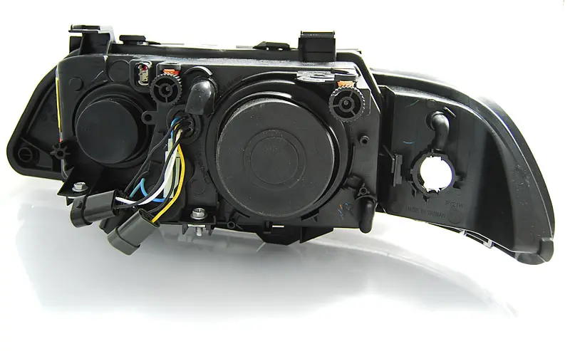 Frontlykter BMW 5 (E39) 1995-2003 │ ANGEL EYES LED BLACK – bilde 4