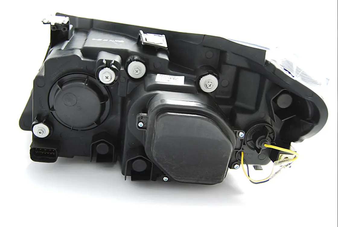 Frontlykter BMW 5 (E39) 1995-2003 XENON ANGEL EYESLED BLACK – bilde 8