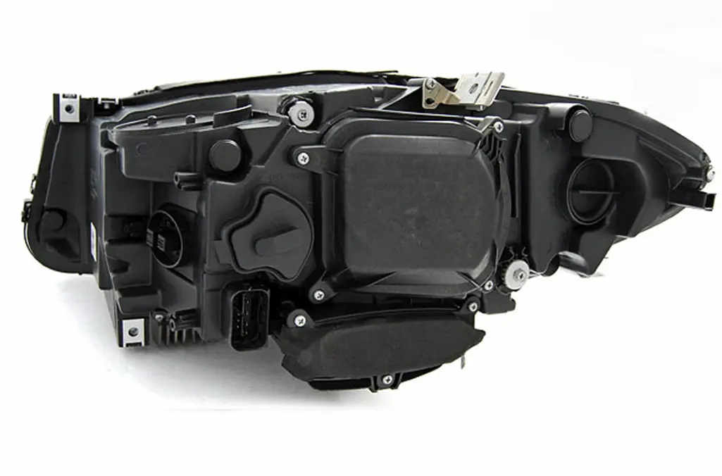 Frontlykter BMW 5 (F10/F11) 2010 - 2013 │ XENON ANGEL EYES LED DRL BLACK – bilde 2