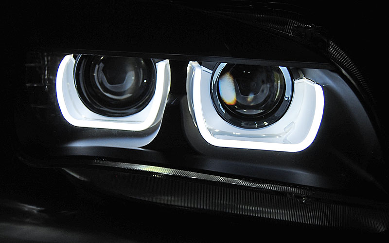 Frontlykter BMW X1 (E84) 2012-2014  XENON U-LED LIGHT BLACK – bilde 5