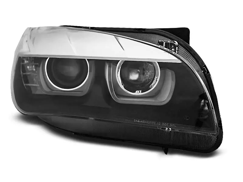 Frontlykter BMW X1 (E84) 2012-2014  XENON U-LED LIGHT BLACK – bilde 7