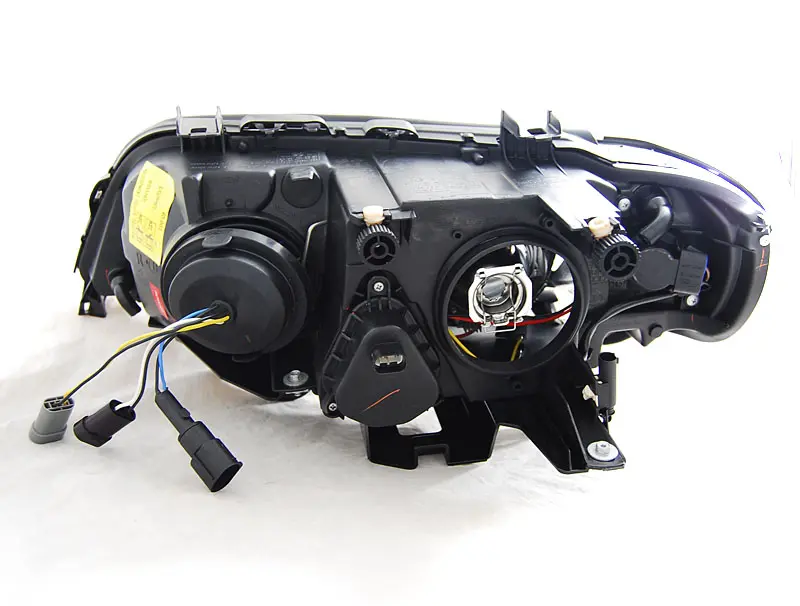 Frontlykter BMW X5 (E53) 1999 - 2003 | ANGEL EYES LED BLACK – bilde 4