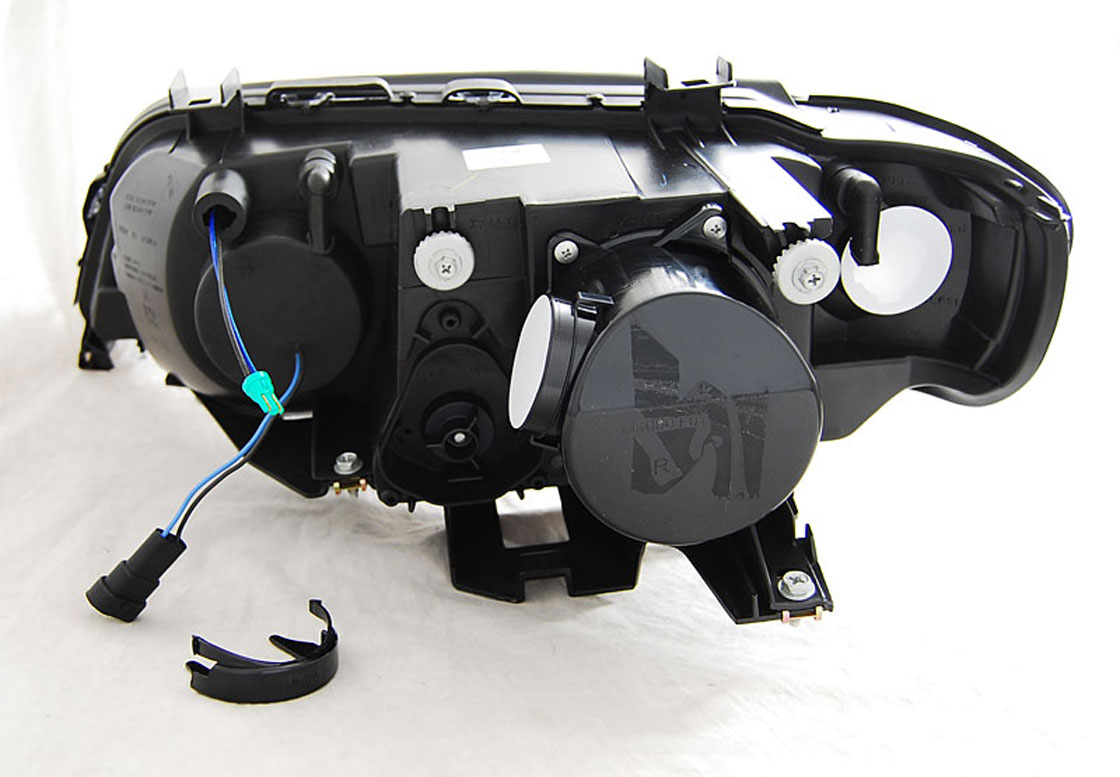 Frontlykter BMW X5 (E53) 1999 - 2003 | XENON ANGEL EYES BLACK – bilde 2