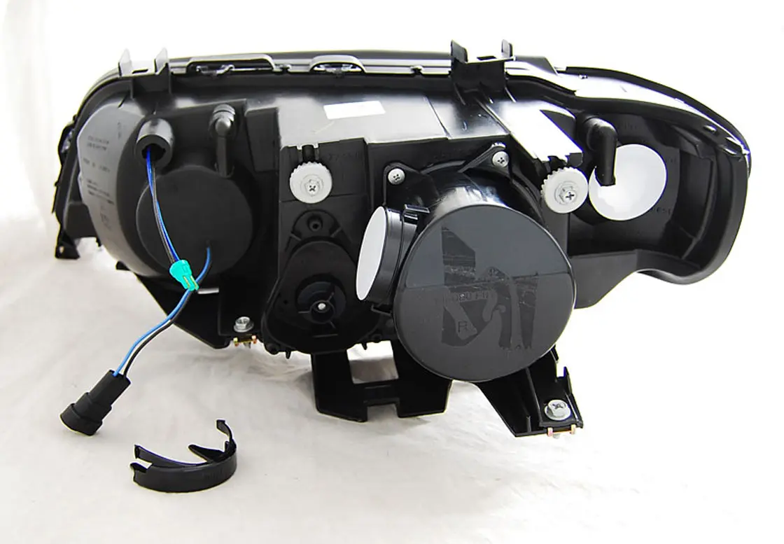 Frontlykter BMW X5 (E53) 1999 - 2003 | XENON ANGEL EYES CHROME – bilde 2