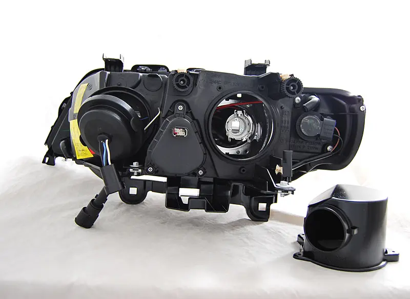 Frontlykter BMW X5 (E53) 1999 - 2003 | XENON ANGEL EYES LED BLACK – bilde 2
