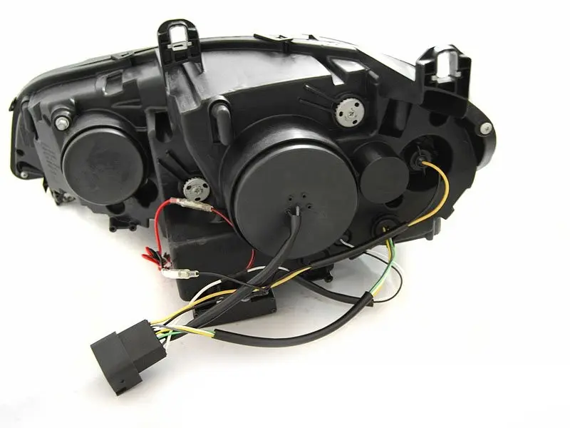 Frontlykter BMW X5 (E70) 2006 - 2010 | XENON ANGEL EYES LED DRL BLACK AFS – bilde 4