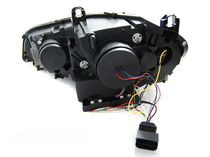Frontlykter BMW X5 (E70) 2006 - 2013 | ANGEL EYES LED DRL BLACK AFS – bilde 5