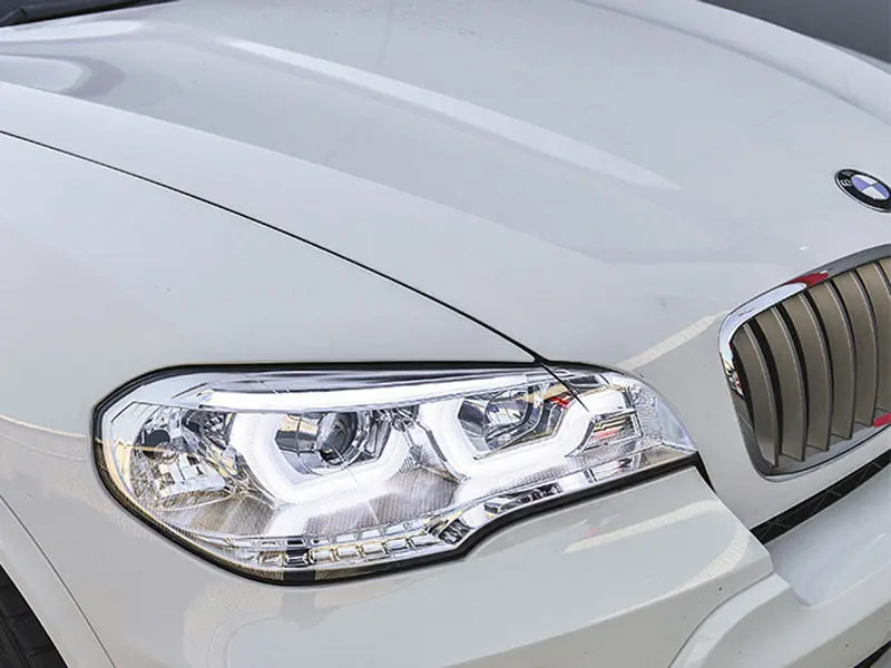 Frontlykter BMW X5 (E70) 2006 - 2013 | TUBE LIGHT DRL CHROME – bilde 5