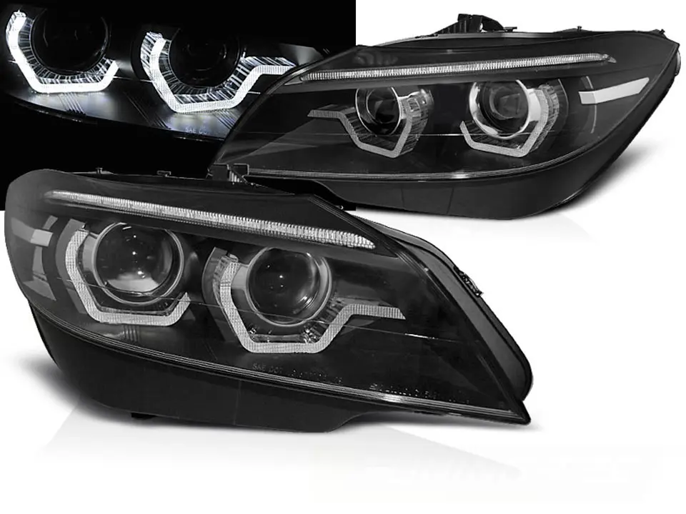 Frontlykter BMW Z4 (E89) 2009-2013 XENON LED DRL BLACK AFS SEQ